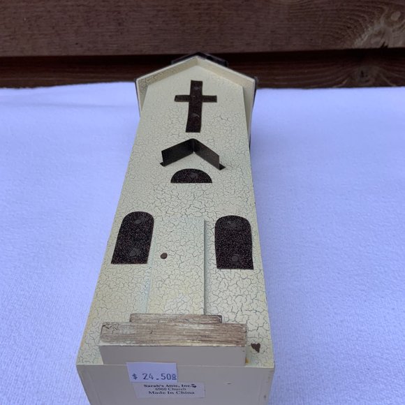 Vintage Americana Line "Wooden Rustic Church" - Picture 6 of 6